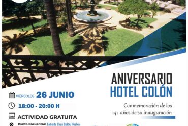 26 de junio 2024 aniversario Hotel colon visita guiada actividad gratuita